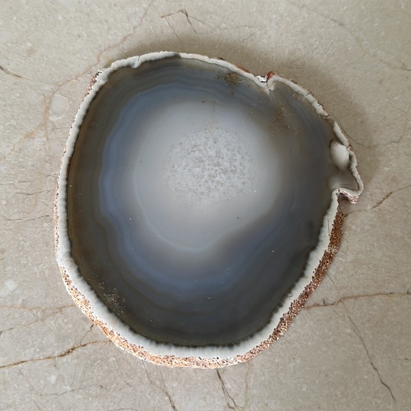 6 Polished Agate Rounds for Decor, Display - Picture 3 of 12